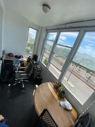 Enclosed porch - NO FEE 1 bedroom apartment with enclosed porch, HT/HW incl, laundry in building!