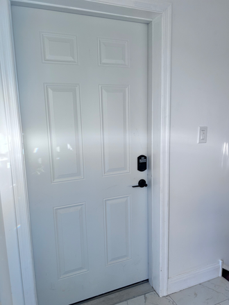 Door to the unit - New construction