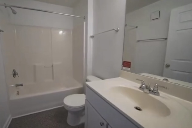 Bathroom - The Courtyards at the University of Maryland Apartments