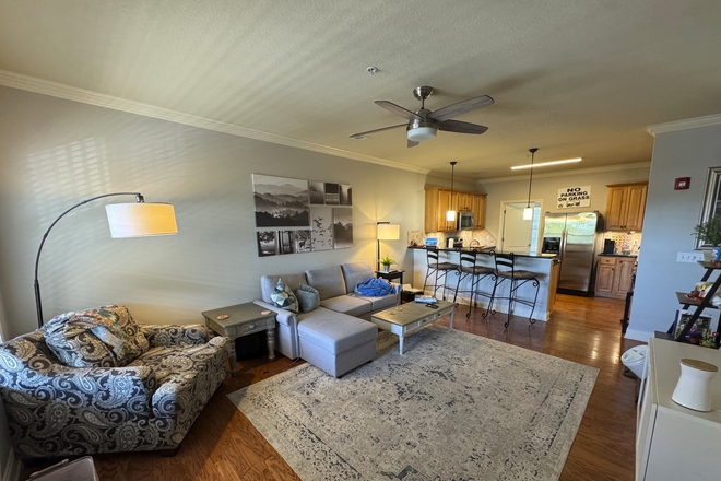 Living room - West Glenn Unit, 1 Bed/1 Bath - 12-Month Lease