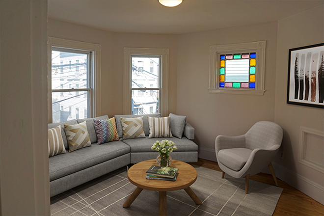 living area - **NO BROKERS FEE!! 3 bed / 1 bath w/ LAUNDRY IN UNIT! Apartments