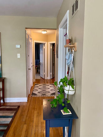 Hallway View - Spacious 2BD 1Bath Unit with Backyard and Driveway Duplex
