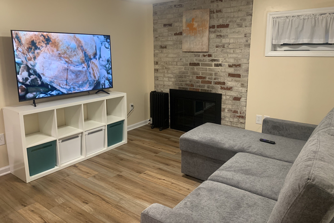 Studio living area with furnishings - 198 Hemlock Dr. Unit 3 Studio with bath close to downtown and campus