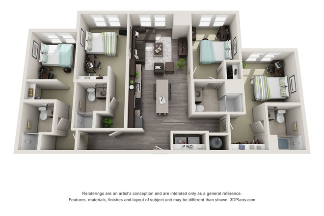 Room is Unit B - 2nd from left - Skyvue (Summer Lease Takeover) Apartments