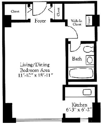 layout - Fully Furnished large studio . Beautiful Fully furnished large studio!! Apartments