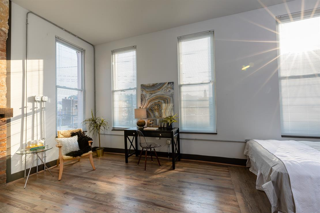 One corner of the bedroom - OTR apartment, 7mins from campus!