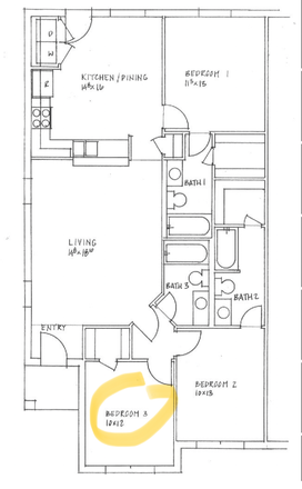Layout - House 10 mins from campus (great bus location)