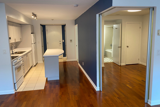 Kitchen, Bedroom - Bright 1 Br + Den at Beverley and Queen