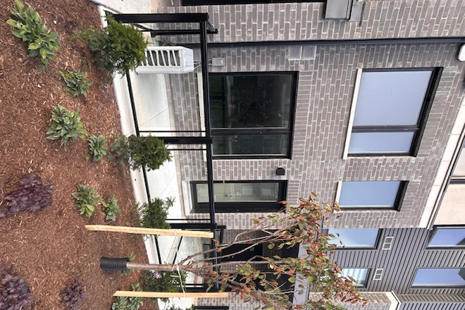 Exterior with Patio - Spacious New 2 BR 2.5 Bath Modern Townhouse Available Immediately for Students