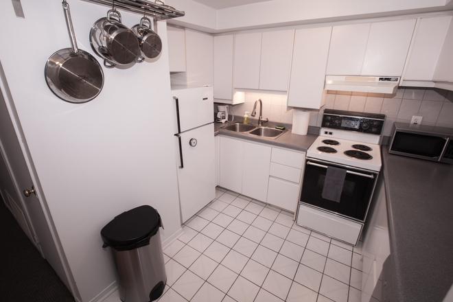 Kitchen - 2 Students • $1,395 Ea • Incl Util + WiFi • Easy TTC to U of T • Walk to TMU Apartments