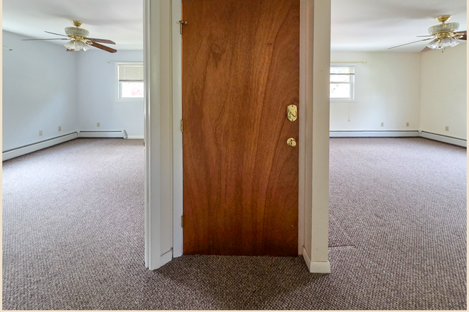 Entryway  - Left Bedroom | Right Living Space - Bright and spacious apartment in Burlington's South End