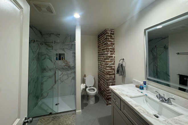 Bathroom - Freshly renovated and negotiable rental close to campus. Condo