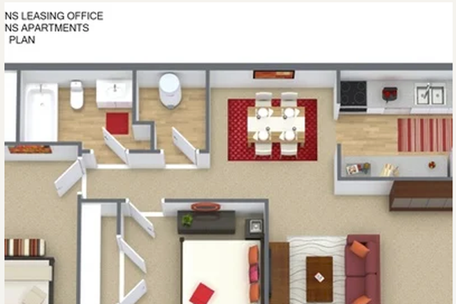 2 bedroom + 1 bathroom - Chasewood Apartments