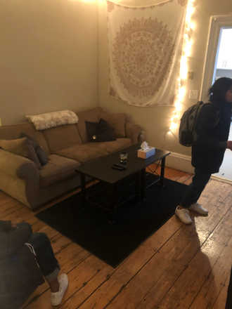 Living Room - Housing for MCPHS students Townhome