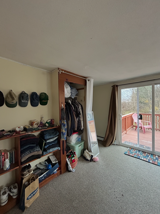 closet and storage spaces - Master bedroom with full private bathroom and deck House