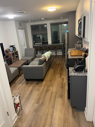 Living toom/kitchen - Tempo Apartment, Bedroom and Bathroom, 10 minute walk to campus