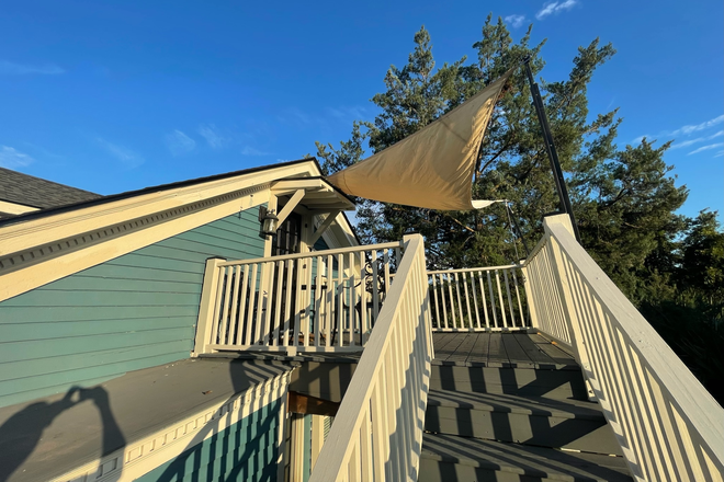 Stairs to 3rd Floor Studio & Sitting Area - Fully Furnished One Bedroom Studio Apartment