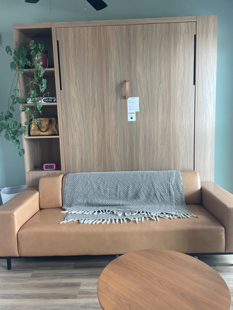Living Area+ Murphy Bed - Hub Cincinnati Lease Takeover — Private Room + Balcony — $200/mo Incentive!