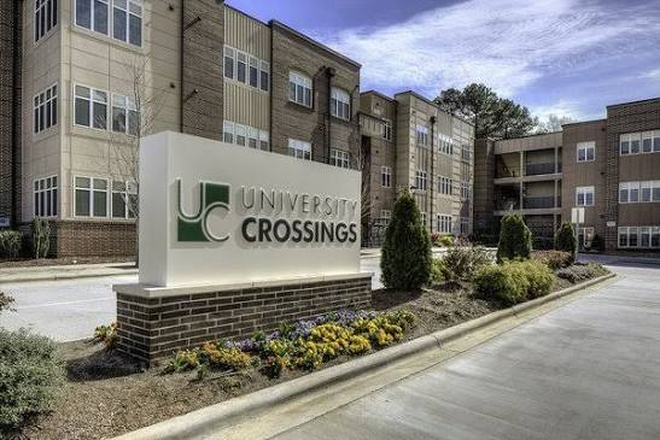 Street entry - University Crossings Apartments