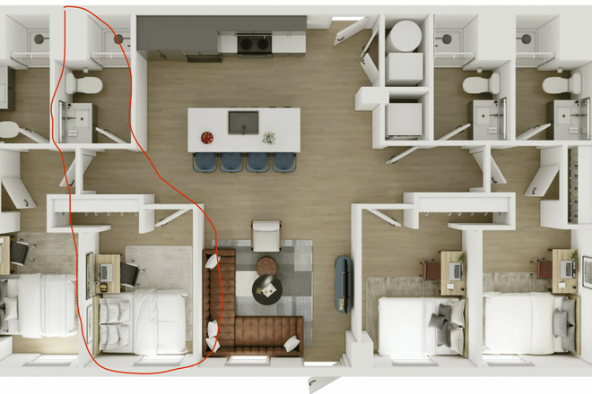 floorplan - EVER West Lafayette Apartments
