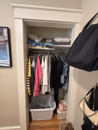 Closet in bedroom - Cute 1 Bedroom in Pleasant Street House