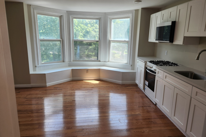 Kitchen and front windows - Fully Furnished Apartment Across from Nassau Hall