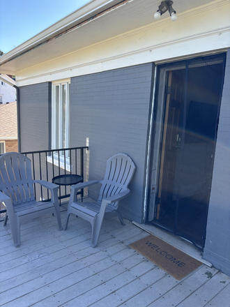 Outside Deck - Fully Furnished Two Bedroom Unit close to campus Rental