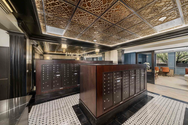 The mailroom - The Pacific Apartments
