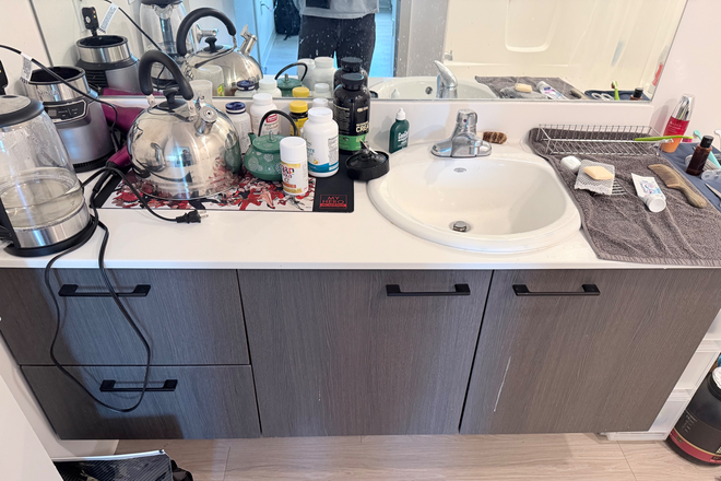 Sink in my bathroom. - Fieldstone Artisan Apartments