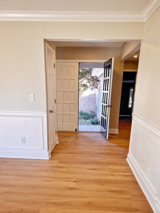 Front entryway with French doors - 3 Bedroom Home in the Heart of West Ashley