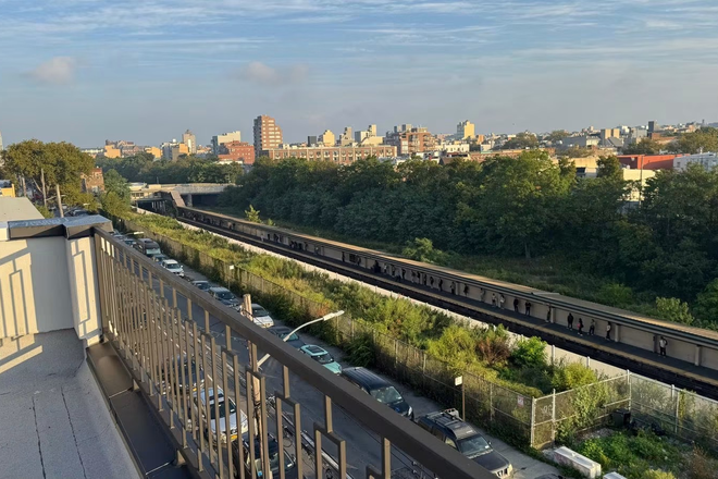 Train station across - Brooklyn Room Apartments