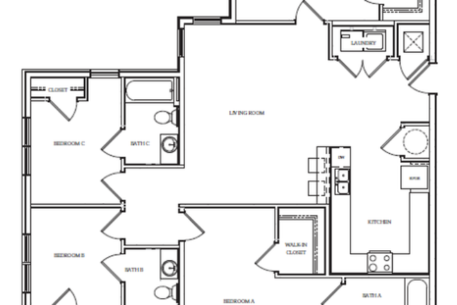 Bedroom A - Apartment Lease Takeover: Private Bedroom, Private Bathroom, Spacious Closet