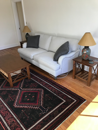 Living room - Furnished 1BR apt-Palmer Square West-Princeton
