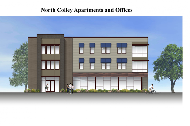 Colley Ave Elevation - North Colley Apartments