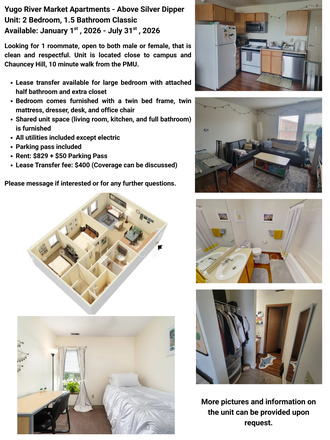 Listing Overview, Further images can be provided upon request. - Yugo River Market Apartments