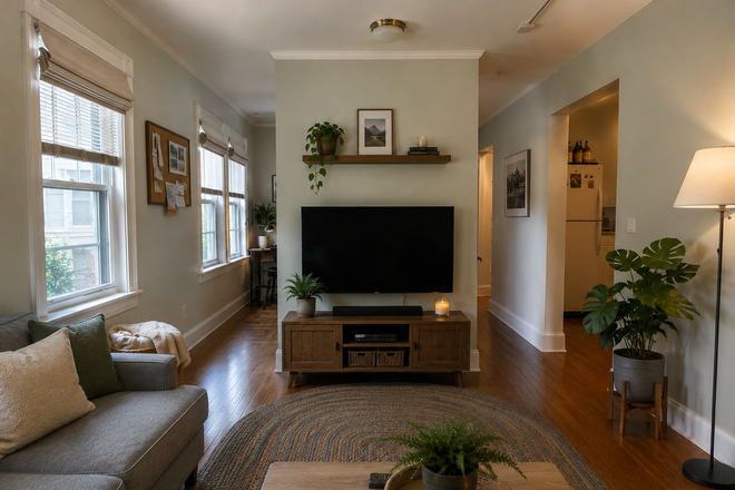 living room - Queen Anne Victorian just minutes from Central Square and the Red Line Condo