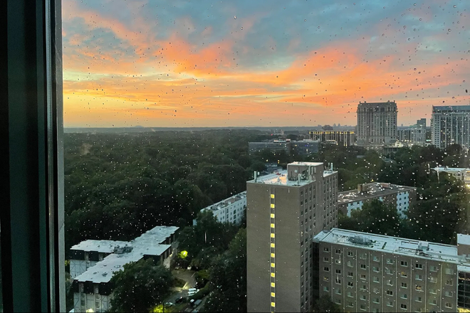 Living room - Buckhead Highrise with furnished option! Condo