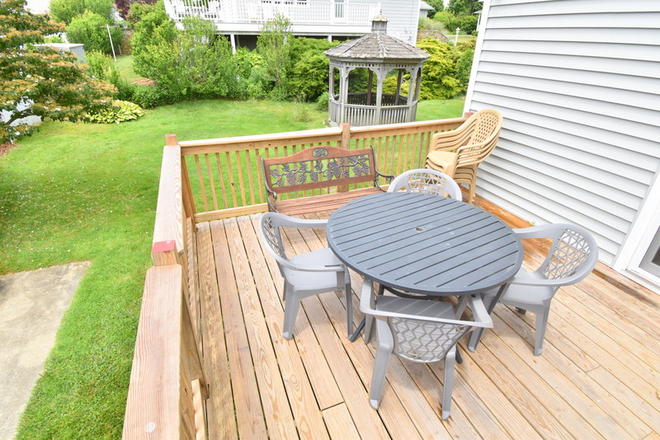Outside deck - 12 Gaspee Rd, Narragansett RI House