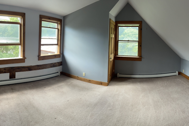 Master BR w Exposed Beams - Beautiful 2BR Apartment with Scenic Views