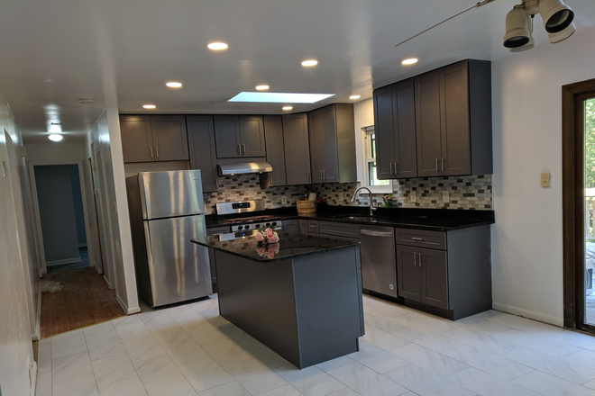 Kitchen - Quiet room in renovated single house; walk to UMD; free parking; Graduate students