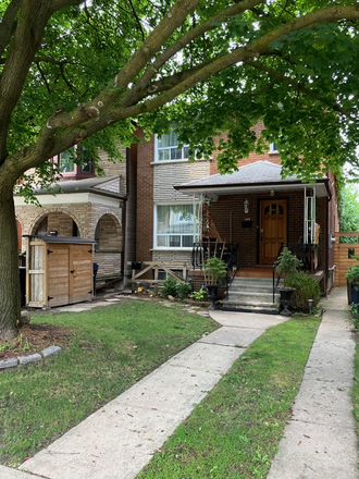 Front entrance left side - 750' sf. 1 bdrm. new apartment in house. St. Clair W./ Bathrust St. subways/streetcar