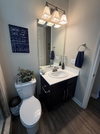Restroom - Private Room for Rent La Sierra Gated Community House
