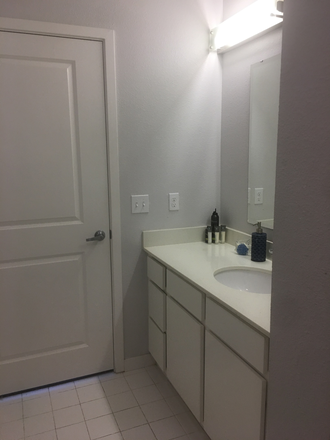 Vanity in private bathroom - Roommate in Eight at East Apt. Close to campus