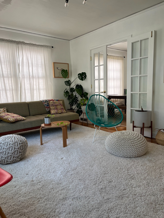 Living room - EAV one bedroom available in 2 BR house share