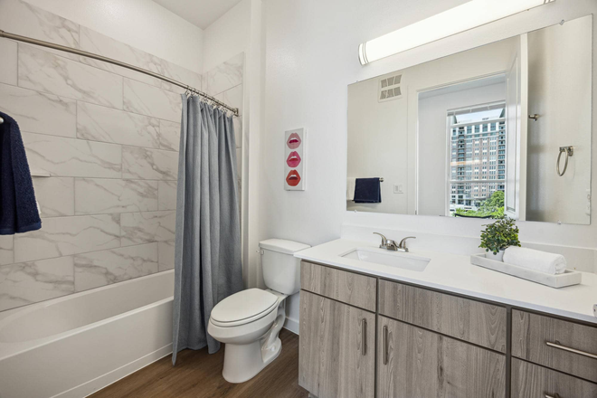 Bathroom - Sublease: Nest On Sunset Apartments