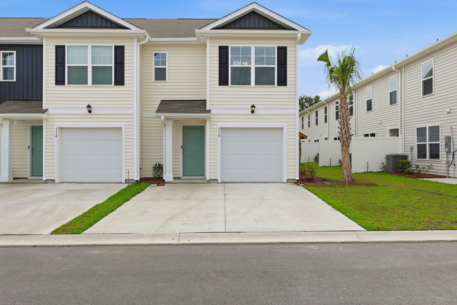 Outside View - End Unit - Brand New 3BR Townhome | 1.3 Miles to CCU | Utilities Included I 1 car garage
