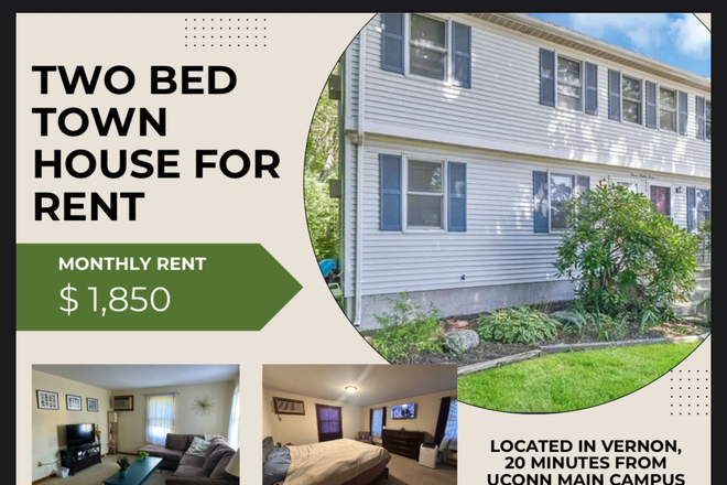 Advertisement - Two Bed Town House 10 miles from UConn and Hartford