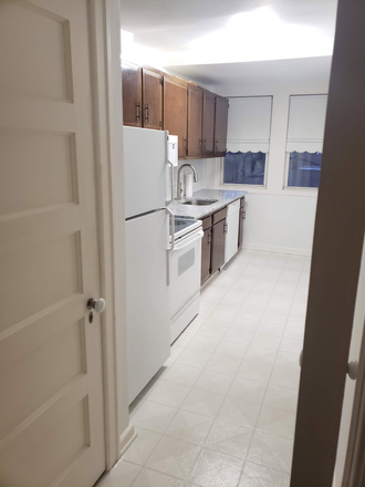 Kitchen from Hallway - Merion Station Apartments