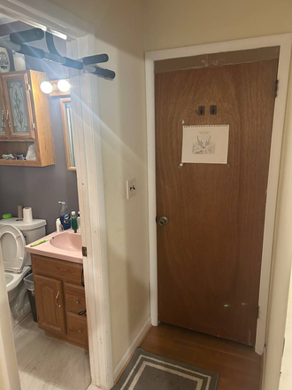 front door of bedroom - June move in for 1b1b House