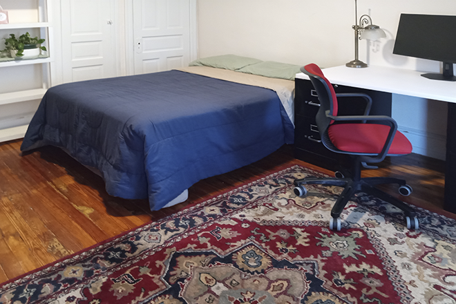 Private south-facing front bedroom AVAILABLE - Welcome Visiting Scholars to Your Private Furnished Bedroom in Shared House, Utilities Included.